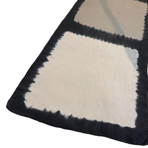 Eileen Fisher Silk Scarf 🇯🇵 – Made in Japan, Hand Rolled Edges, 17.5" x 74" - Picture 5 of 9